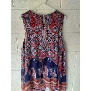 Women's size 2x 4th of July blouse ros and ali